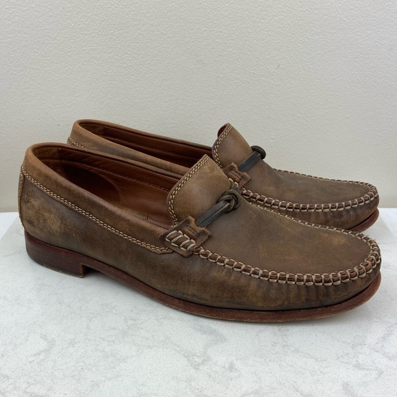 TRASK Men’s Leather SAWYER LOAFER - Picture 3 of 10
